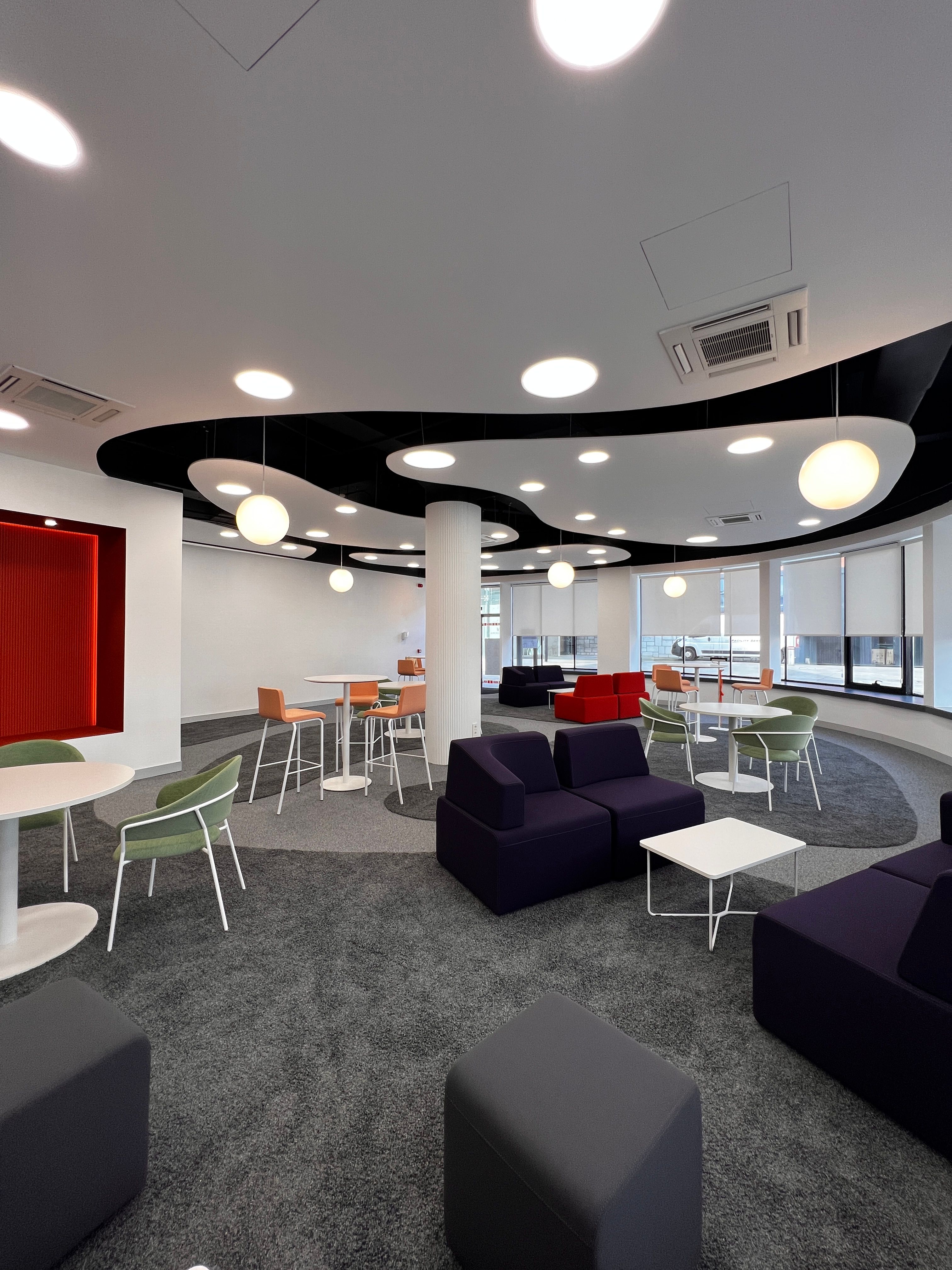 Sala colaborativa en la sede de Iberdrola en Bilbao